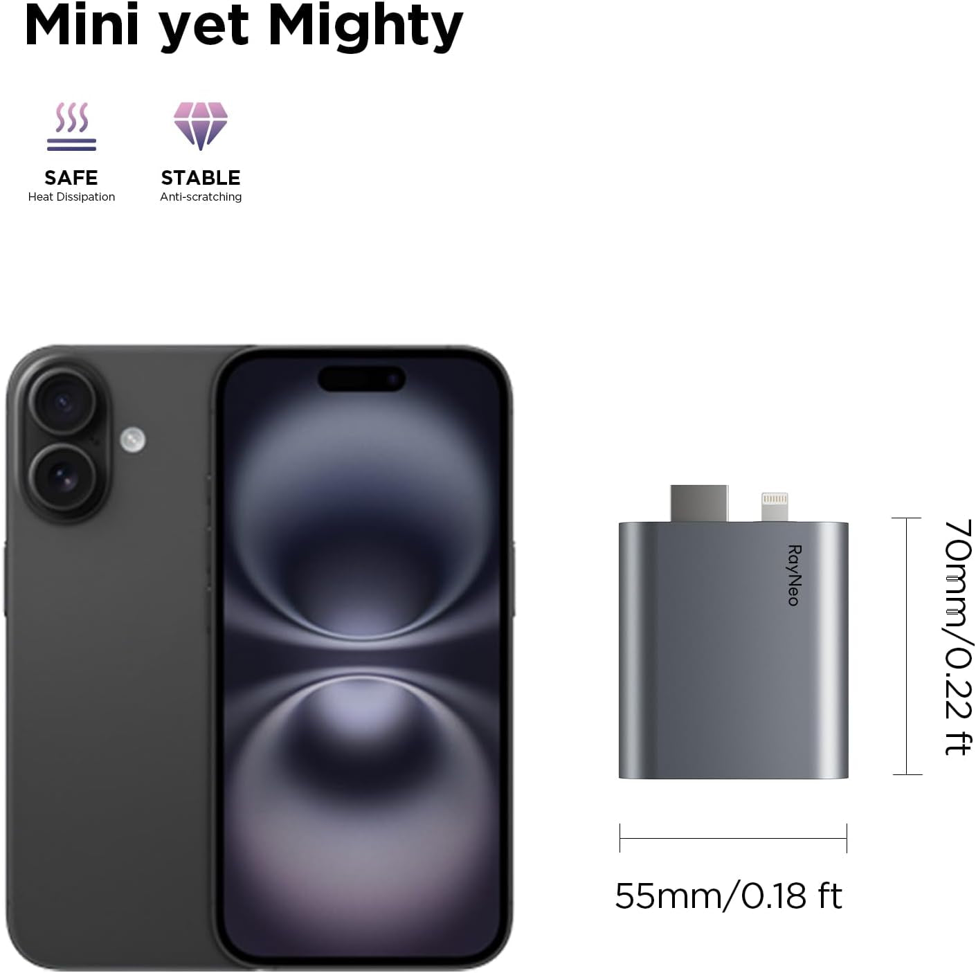 Adaptador HDMI Rayneo.