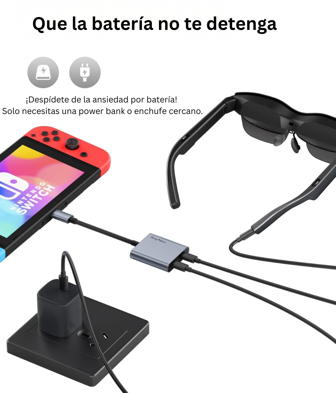 Adaptador USB-C Rayneo.