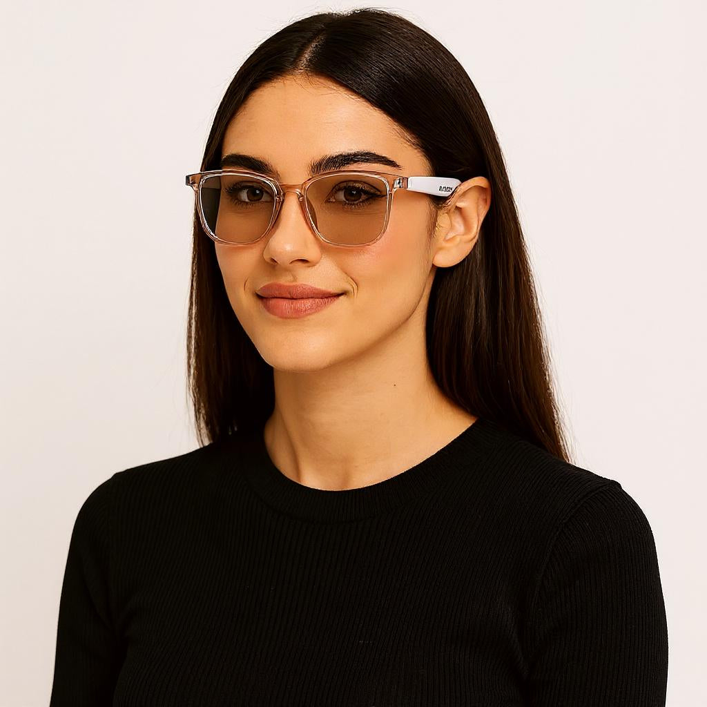 Choice HY-C8 PRO AI Smart Glasses Earphones Multi Languages Sunglasses Outdoor for Sport Headphones for Meeting Business