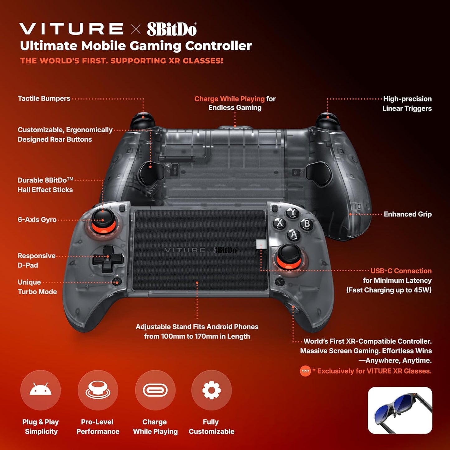 Viture mando/controlador Pro para gaming