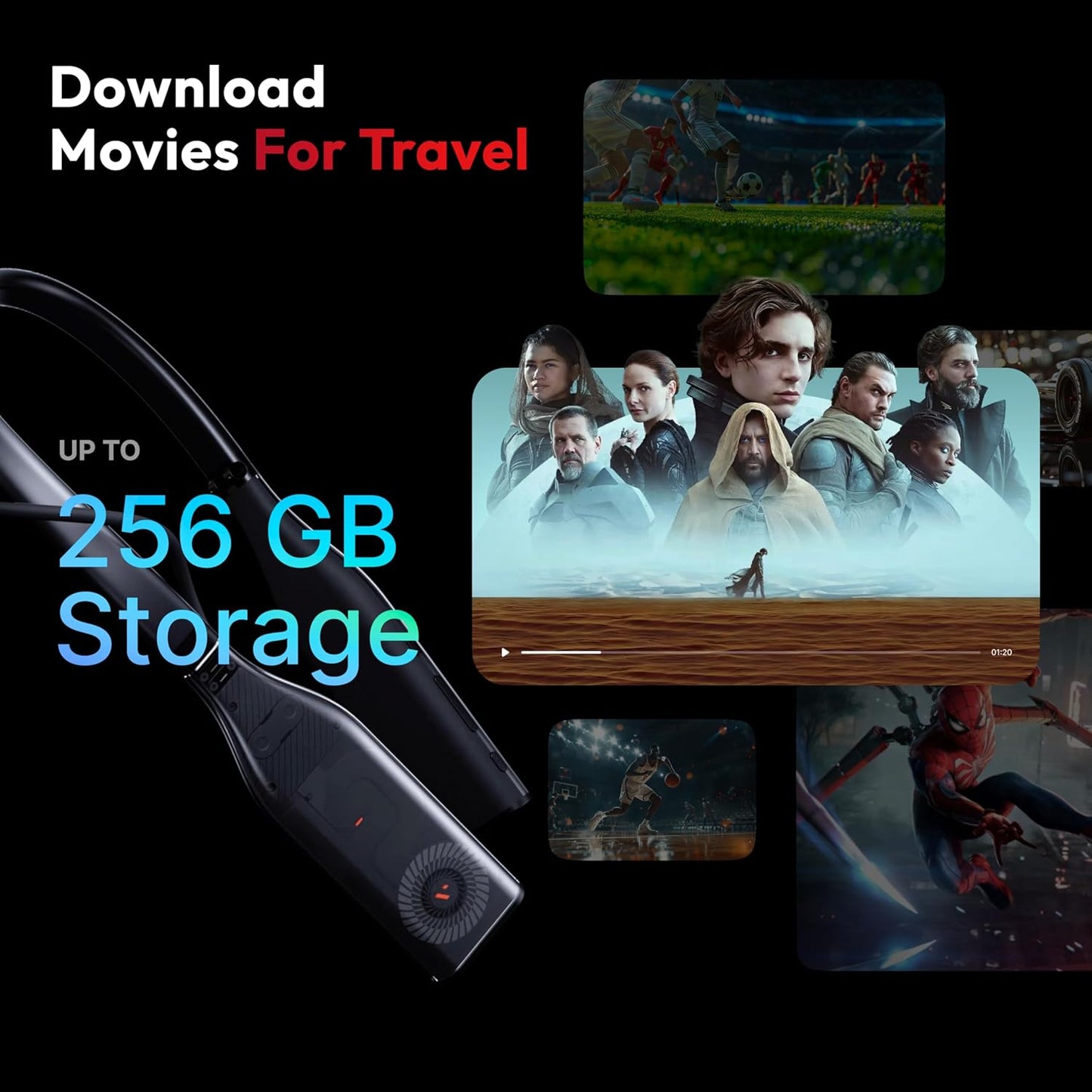 Pro Neckband 8GB+128GB