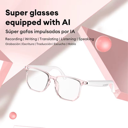 Choice  HY-C8 PRO AI Smart Glasses Earphones Multi Languages Sunglasses Outdoor for Sport Headphones for Meeting Business