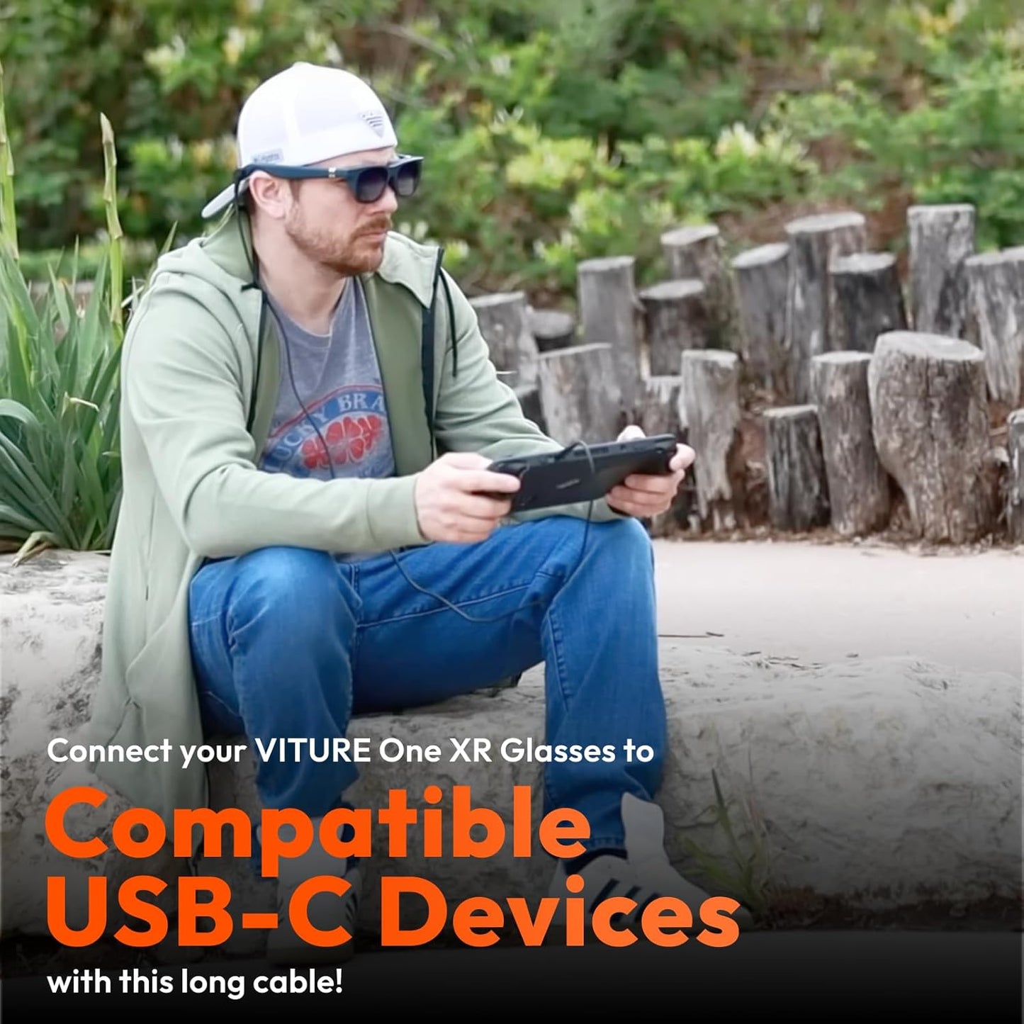 Viture cable conector magnético 120Cm USB-C