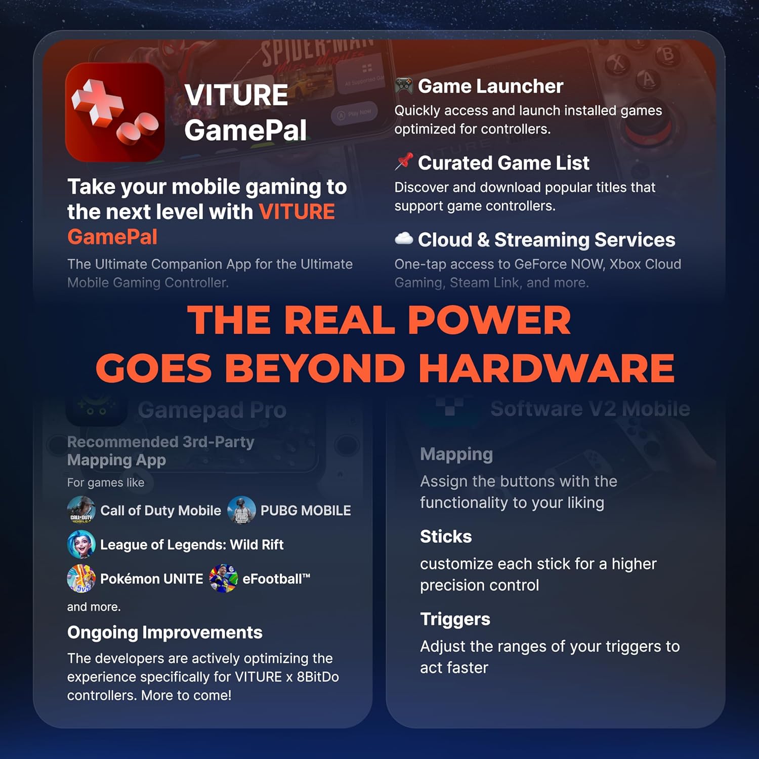Viture mando/controlador Pro para gaming